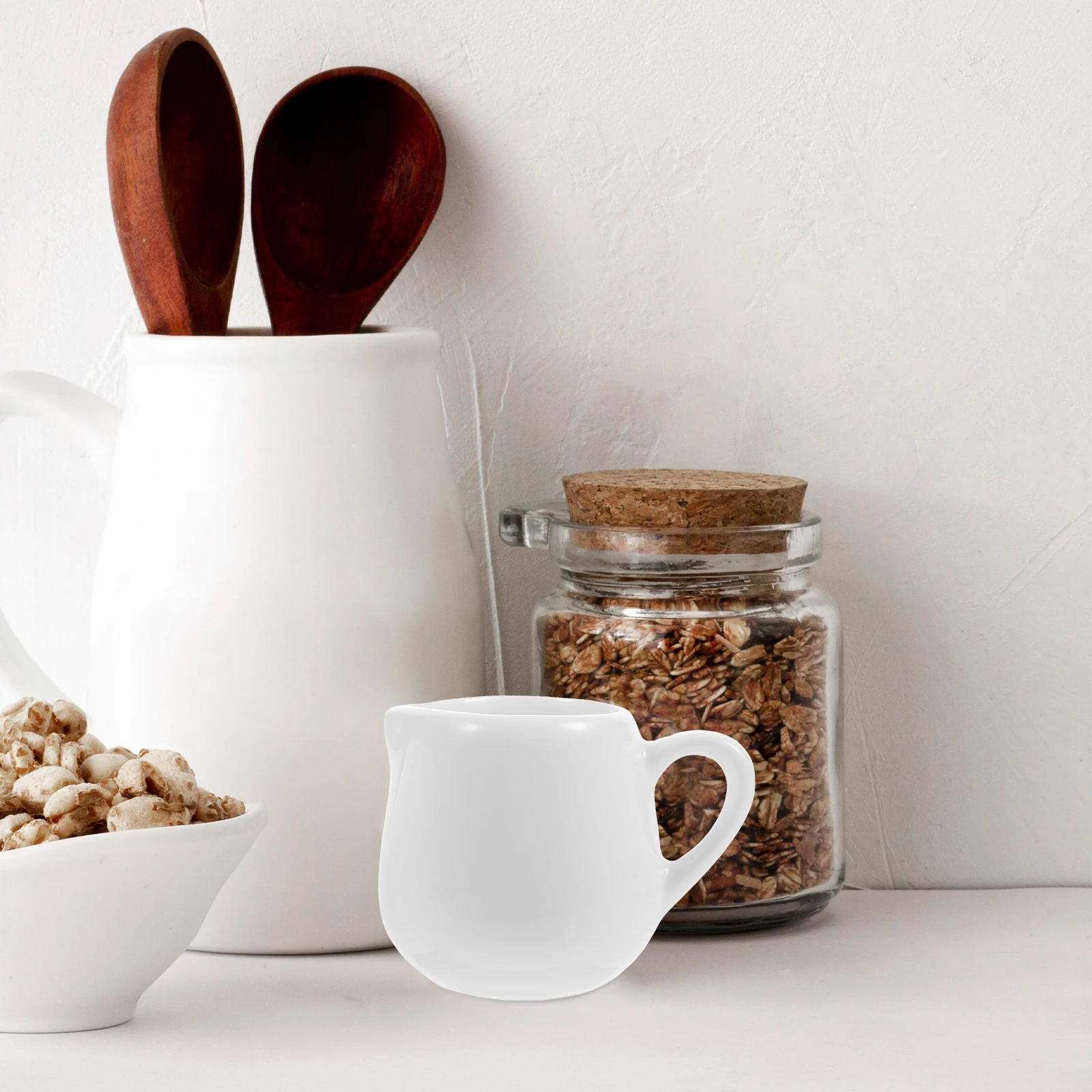 

6Pcs Milk Sauce Ceramic Cups Practical Coffee Latte Cups Easy Clean Kitchen Supplies Multipurpose Kitchen Supplies