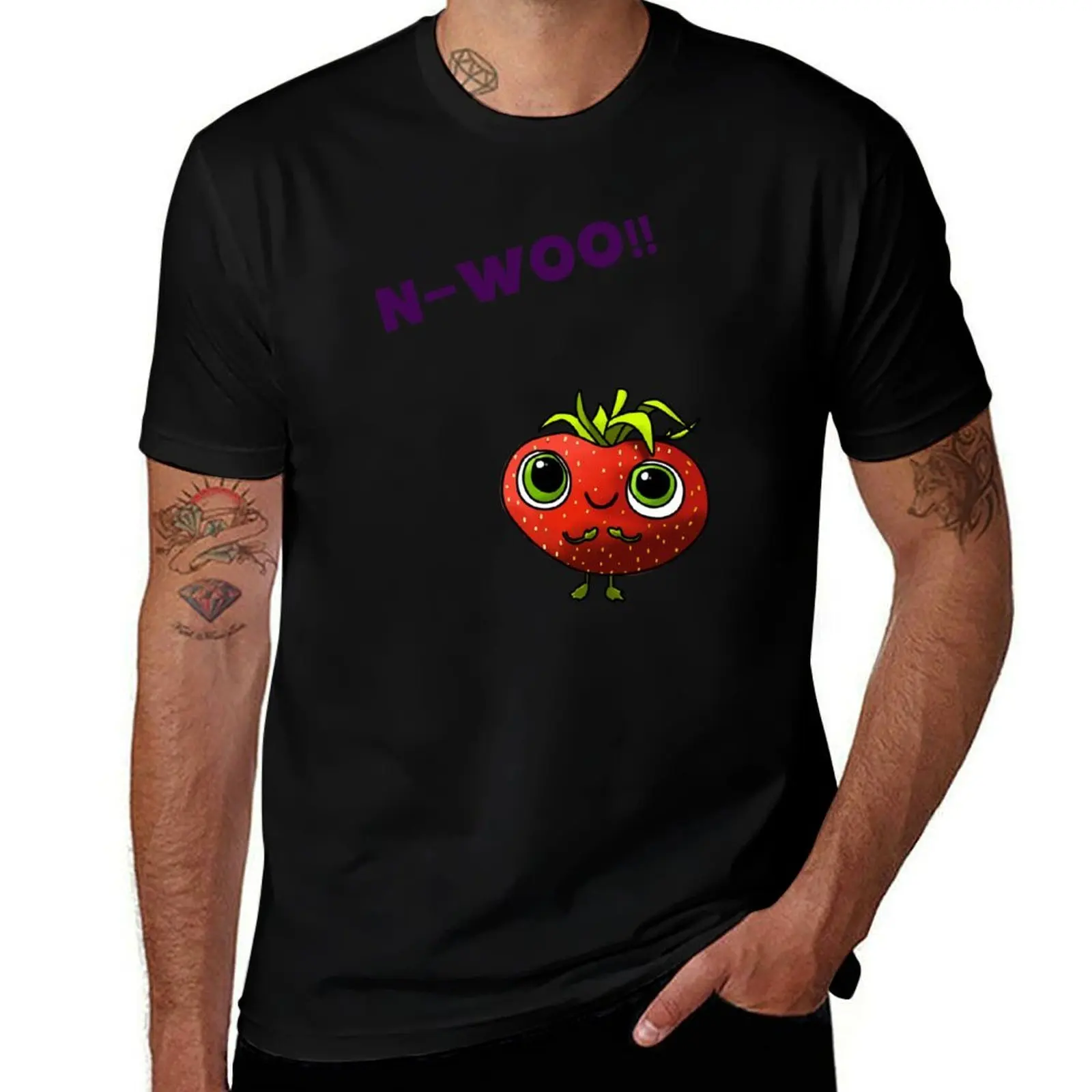 

N-WOO - Barry - Cloudy with a chance of meatballs T-Shirt High Elasticity Sports T-Shirt