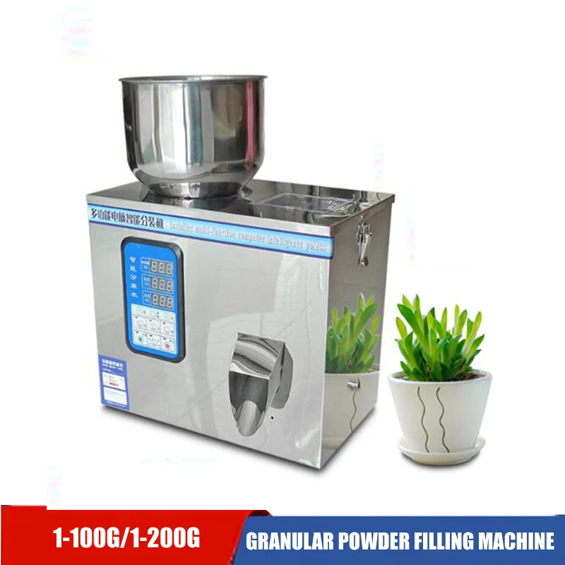 Automatische verdeelmachine Poederthee-verpakkingsmachine Vulmachine 1-100g Racking Machine Kleine verpakkingsmachine
