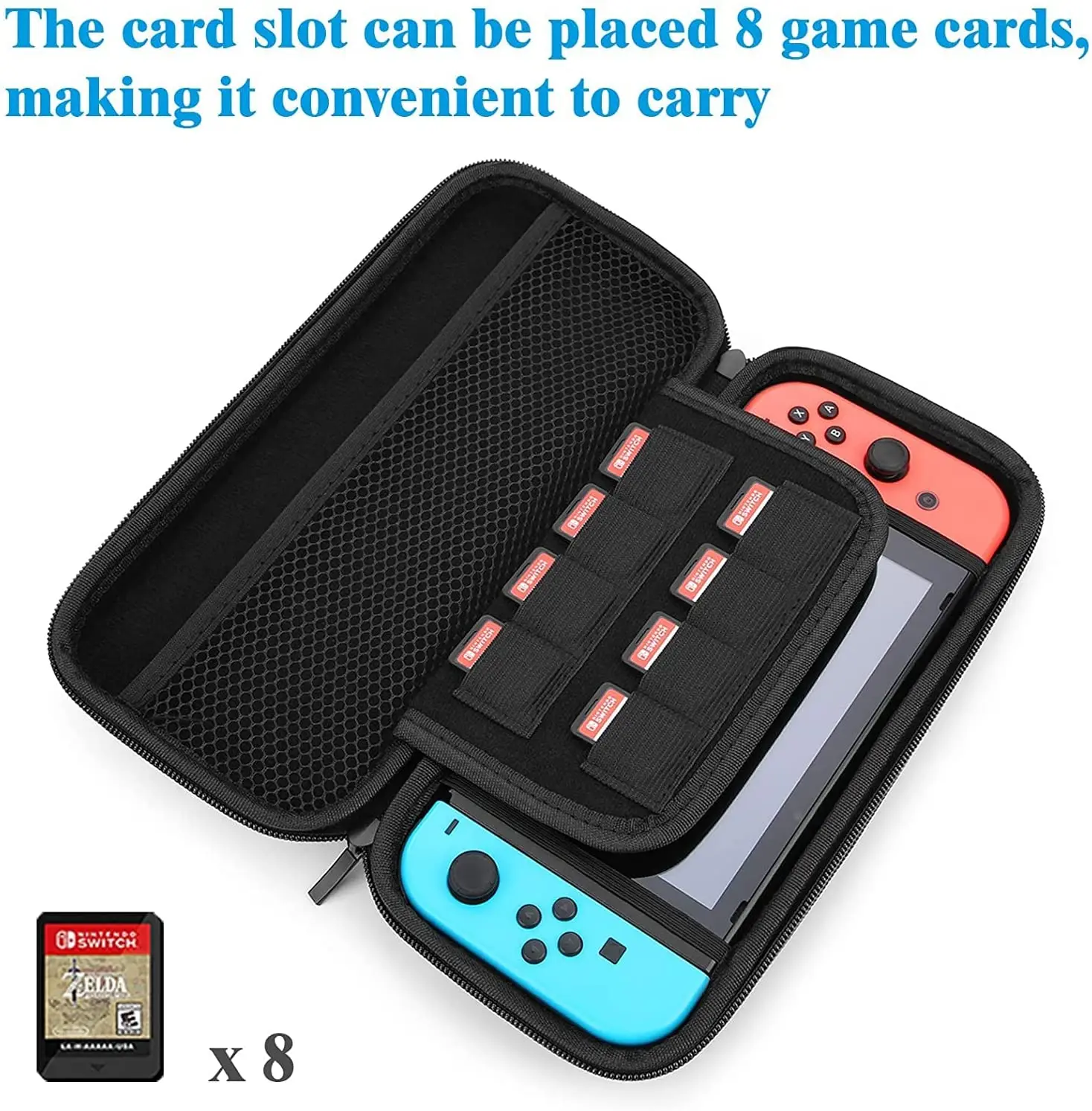 HEYSTOP-Sac de rangement portable étanche pour console Nintendo Switch, étui de protection rigide, accessoires de jeu