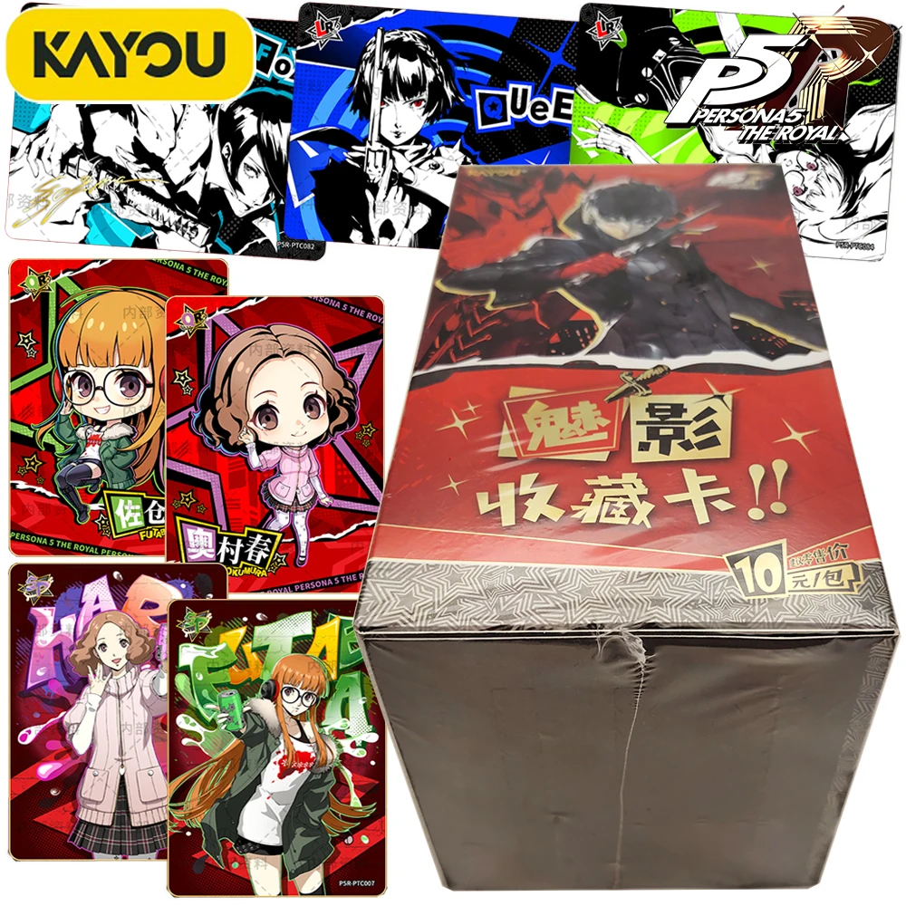 new-official-kayou-persona-5-collection-cards-popular-game-characters-sakamoto-ryuji-takamaki-an-high-quality-cards-toys-gifts