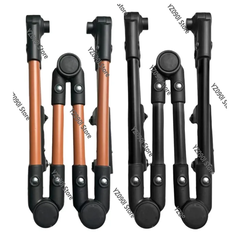 Detachable Metal Trolley Handle, Foldable Replacement Handle for Garden Folding Cart