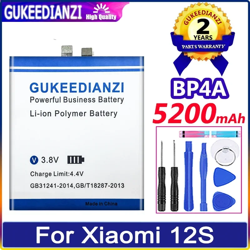 

Аккумулятор GUKEEDIANZI BP4A 5200 мАч для Xiaomi MI 12S Ultra 12SUltra батареи