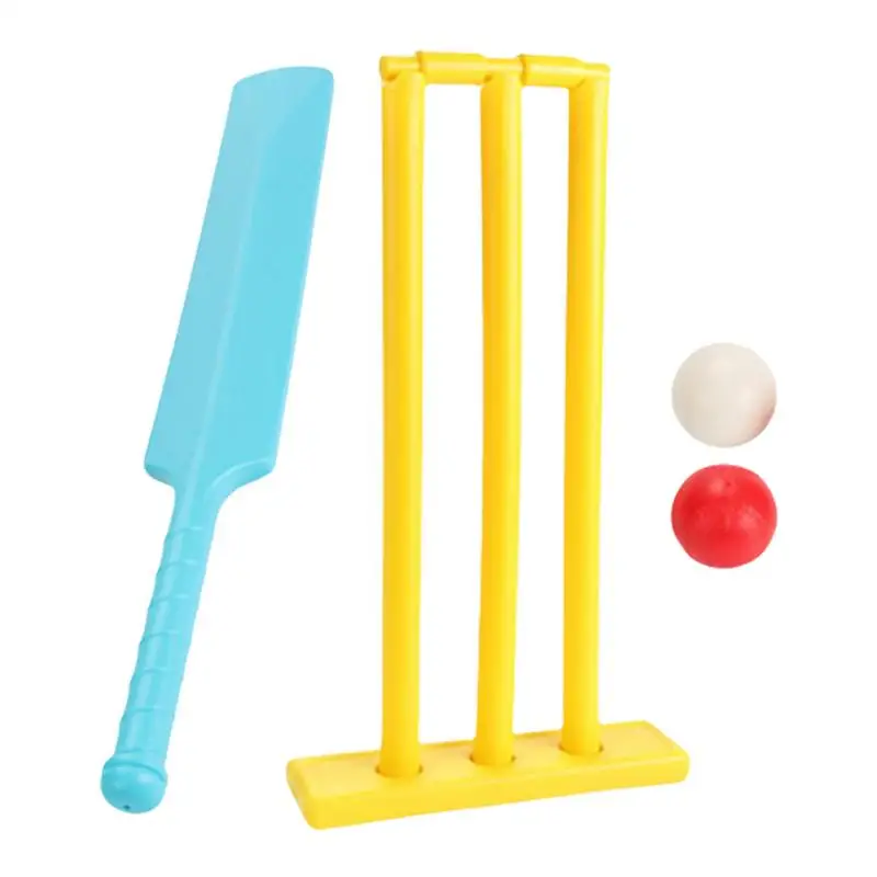 Croquet Sets Fun Sports Equipment Croquet Set Game With 2 Balls Indoor Outdoor Backyard Crickets Set For Children Toddler Parent