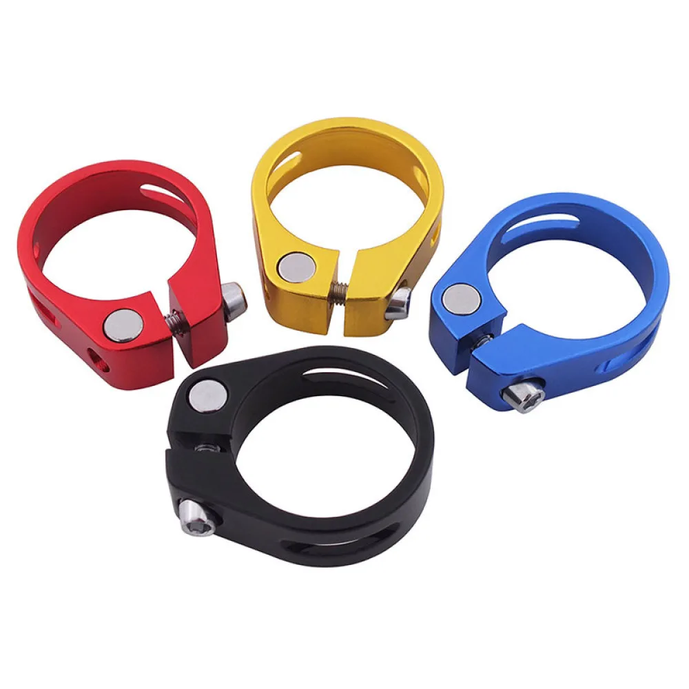 X CANSUN Aluminum Road Bike Seatpost Clamp 31.8 34.9 MTB Cycling Saddle Tube Holder Secure Fixation Bicycle Parts
