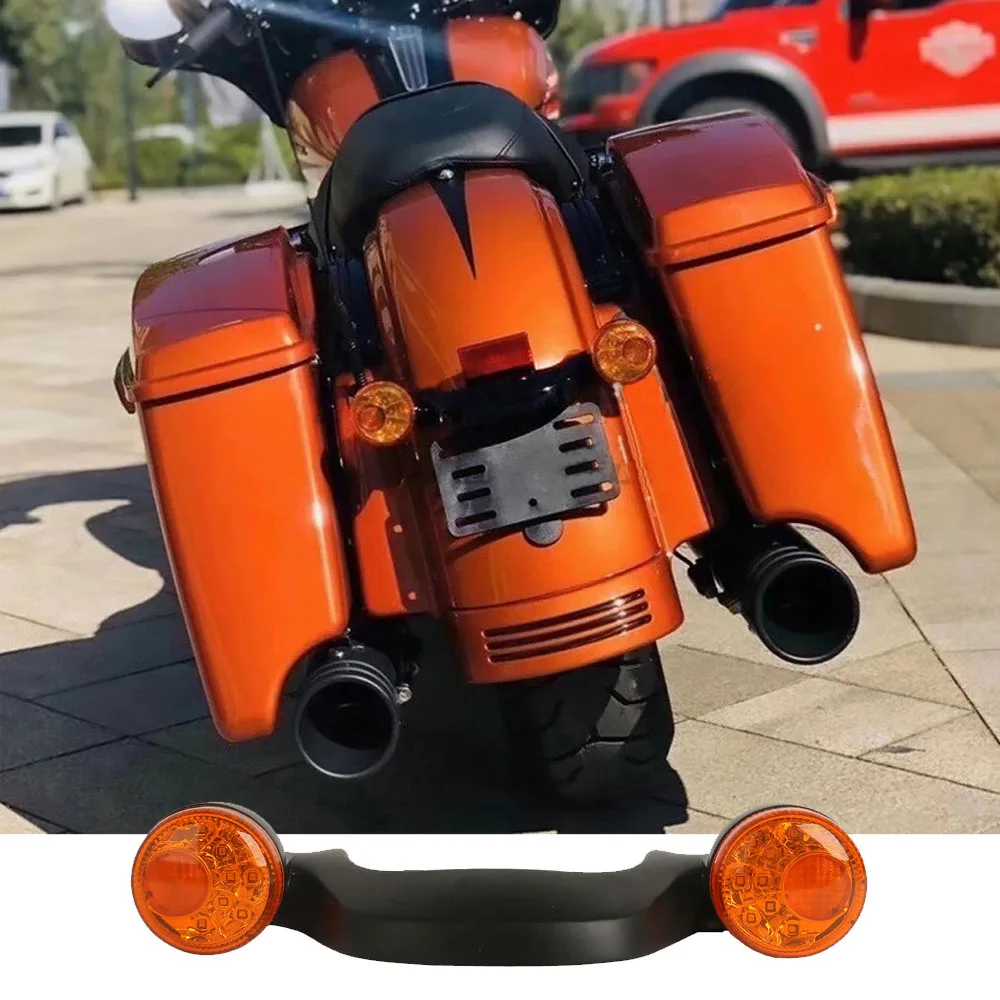 

12v Motorcycle Rear LED Brake Turn Signal Light Bar Lamp for Harley Davidson Street Road Glide 2010-2022