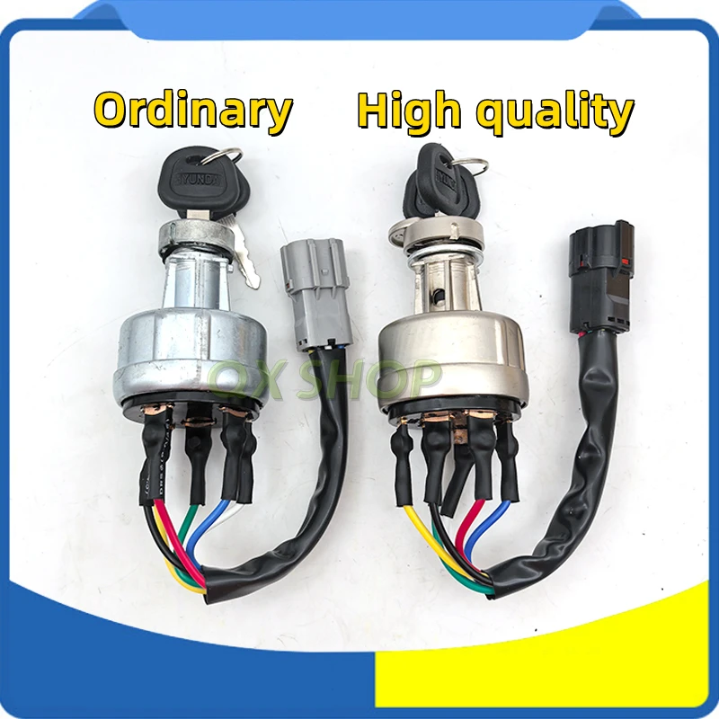 21N4-10400,21N4-10430, interruptor de encendido para Hyundai R55,R60,R80,R140,R140-7A,R150-7.R210-7.R215-7R220-7.R225-7.R250-7R305,R360