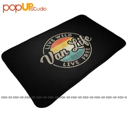 Van Life Vintage Van Dwellers Vanlife Nomads Mat Rug Carpet New Toilet Absorbent Living Room Bath Floor Mat