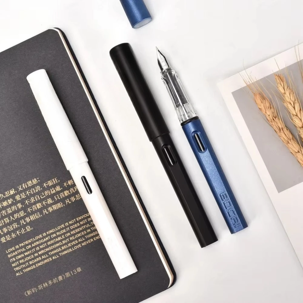 Light luxury Fountain Pen Set High Quality 0.38mm Ink Pen With Ink Sac Student Gifts Writing Stationery School Office Supplies