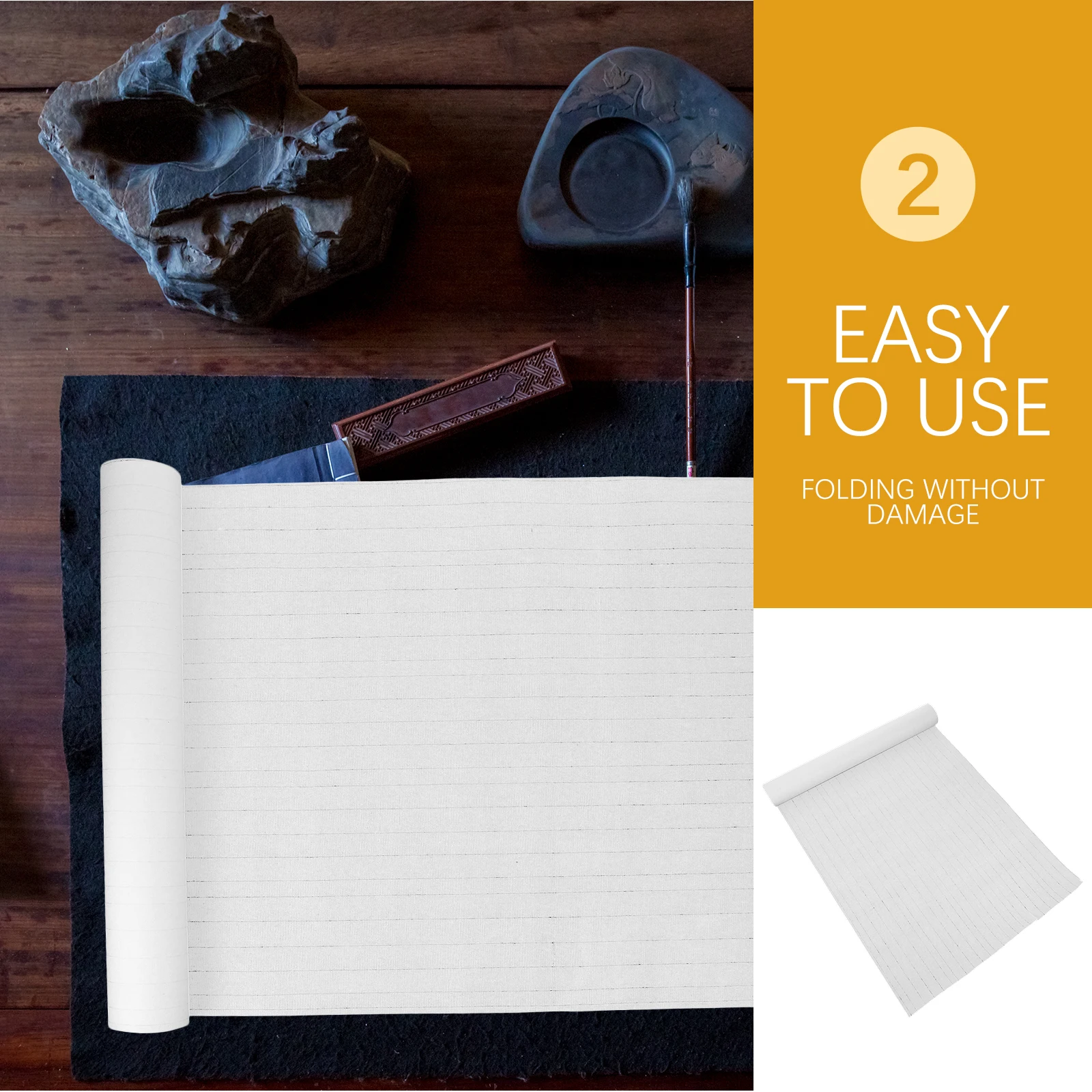 

Portable Calligraphy Paper 48cmx20m Paper Writing Painting Multi-function School Office Art Supplies Daily Household
