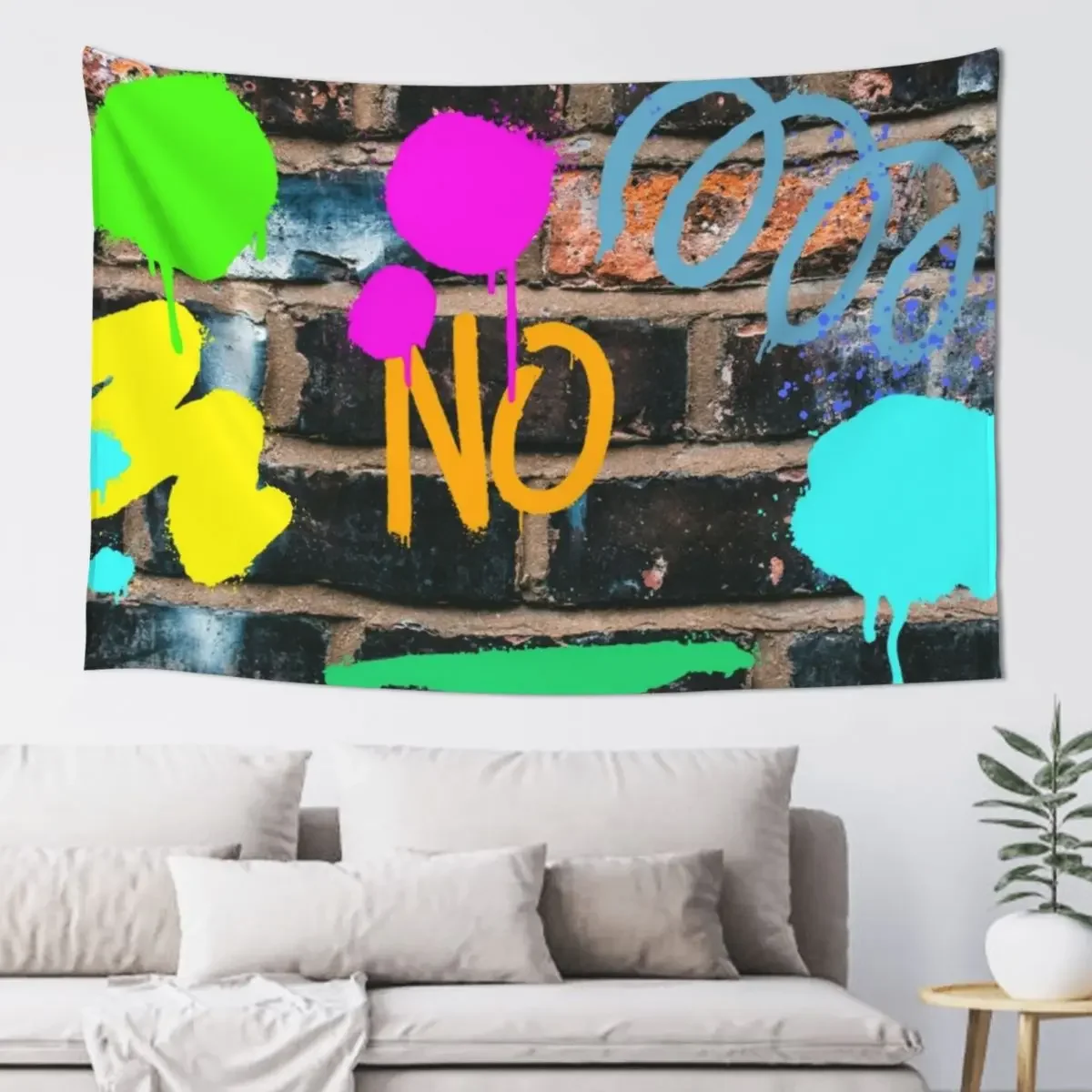 

Graffiti Wall Tapestry Wall Decor Home And Comfort Decor Room Decor Cute Tapestry