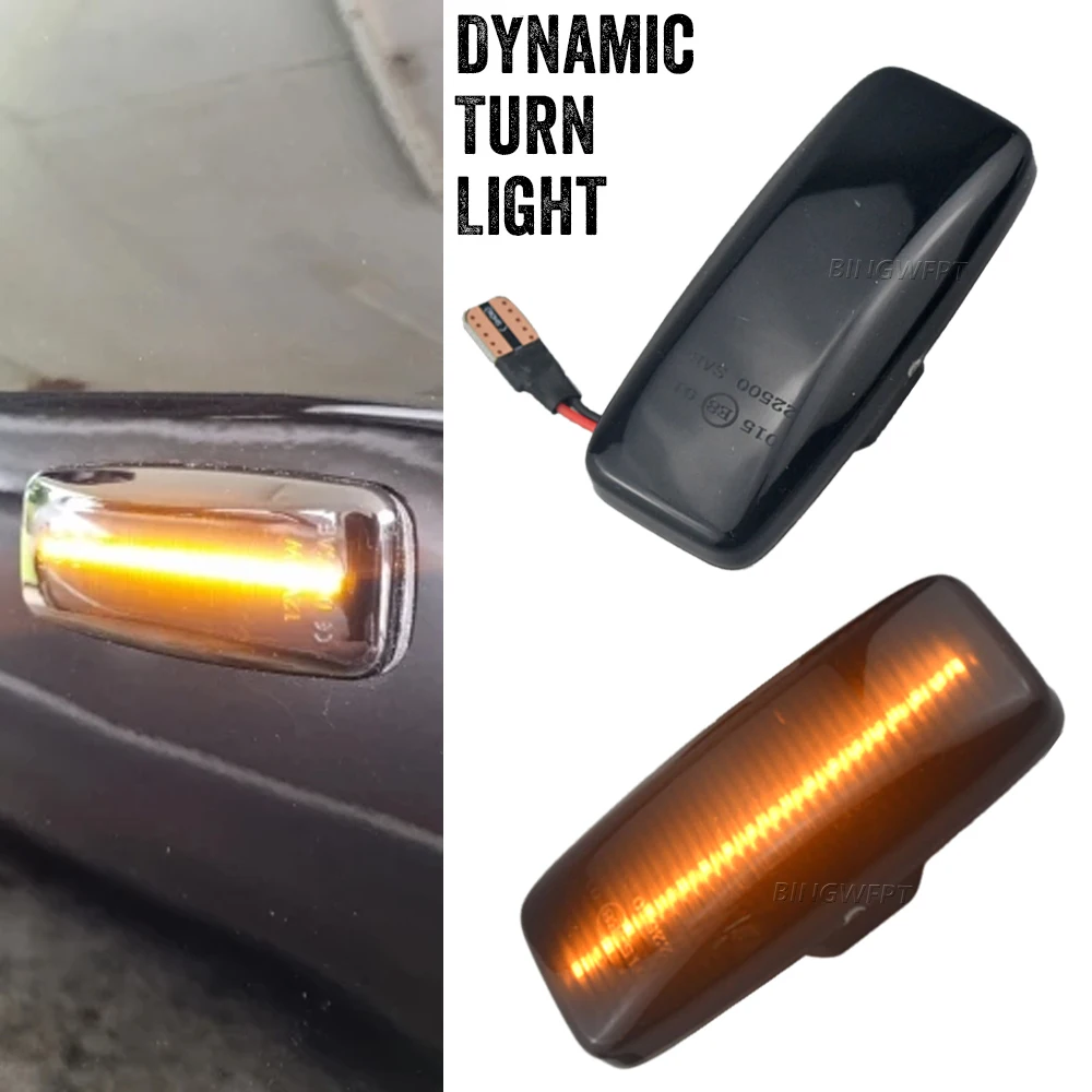 

Светодиодные боковые габаритные огни указателя поворота для Nissan Sylphy Almera Murano 2006, 2007, 2008, 2009, 2010, 2011