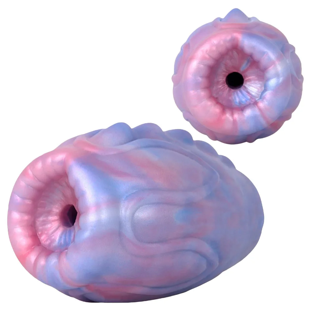 GEEBA Dinosaur Egg Style Male Masturbators Realistic Vagina Penis Training Onahole Fantasy Pocket Pussy Stroker Adult Sex Toys