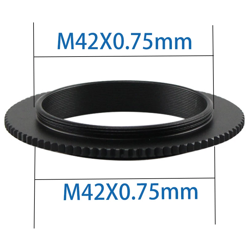 Photography Telescope Accessory M42X0.75mm on Both Double Sided T2 Male External Thread Adapter Ring Male to Male