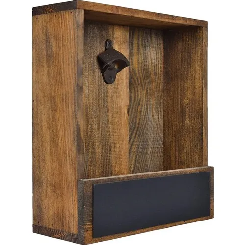 Utyawood Wood Wall Mounted Bottle Opener