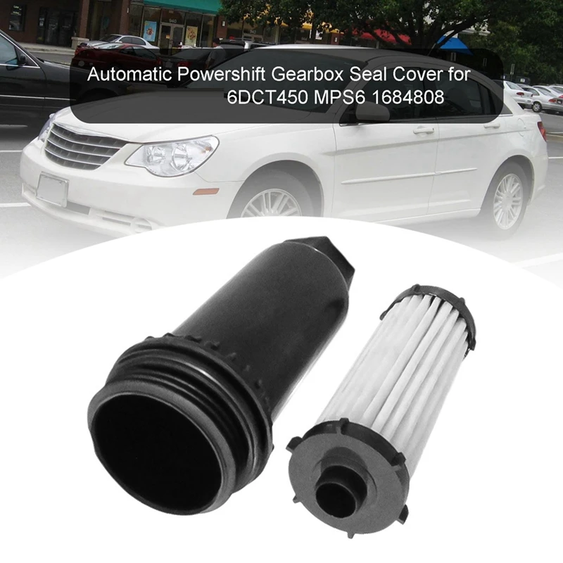 

2Pcs Car Gearbox Oil Filter 6DCT450 MPS6 For Dodge Ford Kuga S-MAX Volvo Automatic Transmission Filter 7M5R-6C631-AD