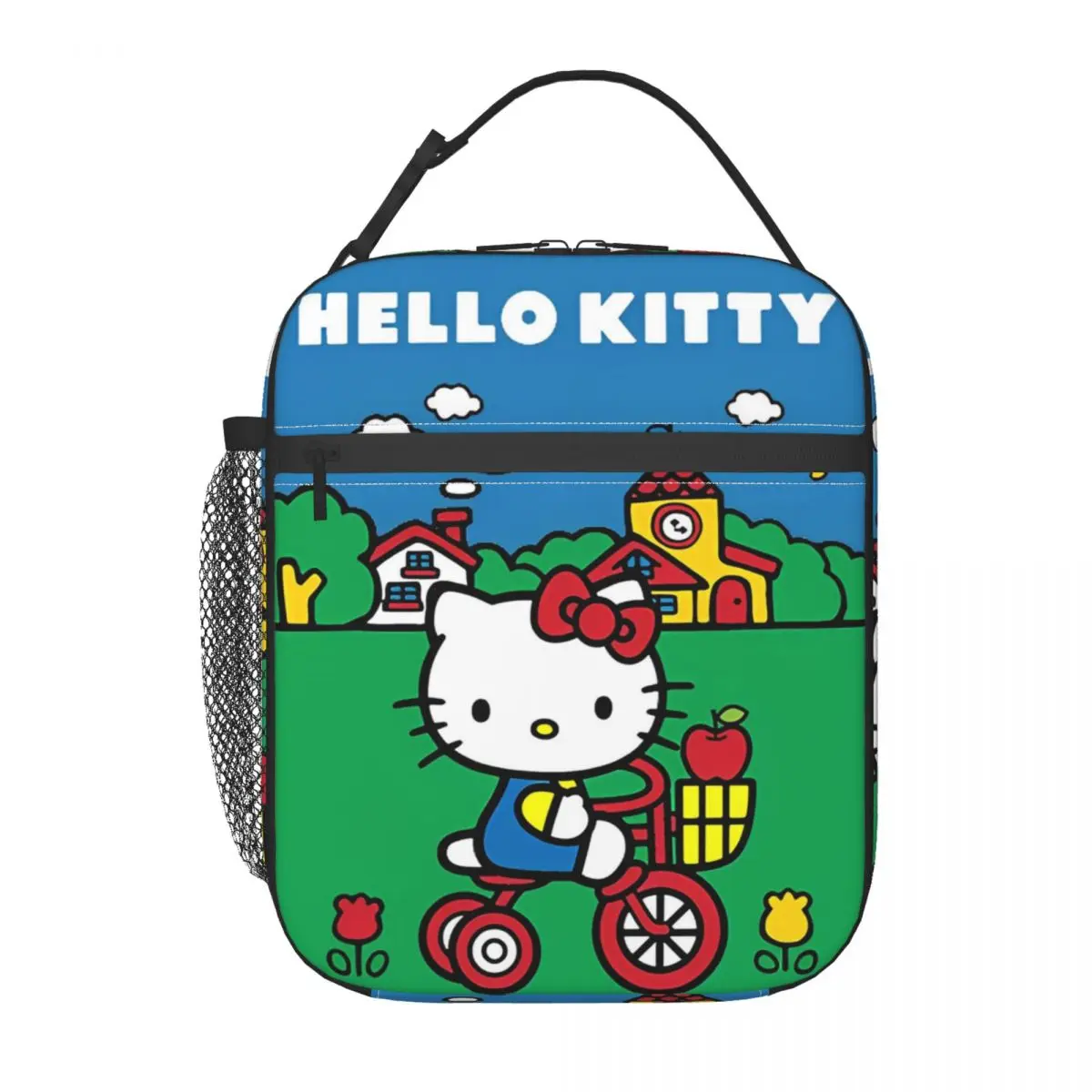 Hello Kitty Accessories Insulated Lunch Tote Bag For Travel Food Storage Bag Reusable Cooler Thermal Lunch Box