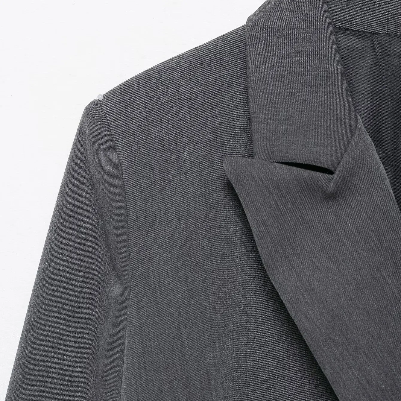 

JNLEAOG Women's Faionable Double-Breasted Suit Jaet Versatile Design Busin Casual Long Sve Polyester Outerwear