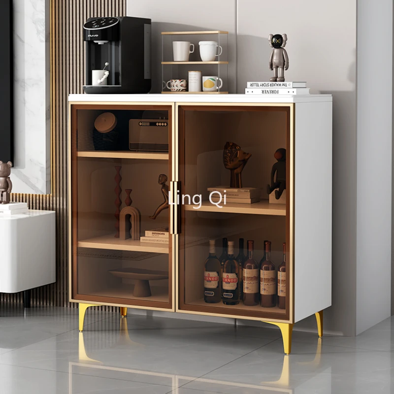 Luxury Nordic Sideboards Display Glass Doors Multifunctional Living Room Cabinets Dining Room Corner Vitrina Bedroom Furniture