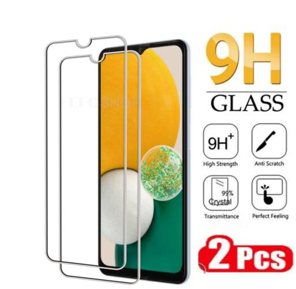 2PCS Original Schutz Gehärtetes Glas Für Samsung Galaxy Wide6 Wide 6 SM-A136S Display-schutzfolie