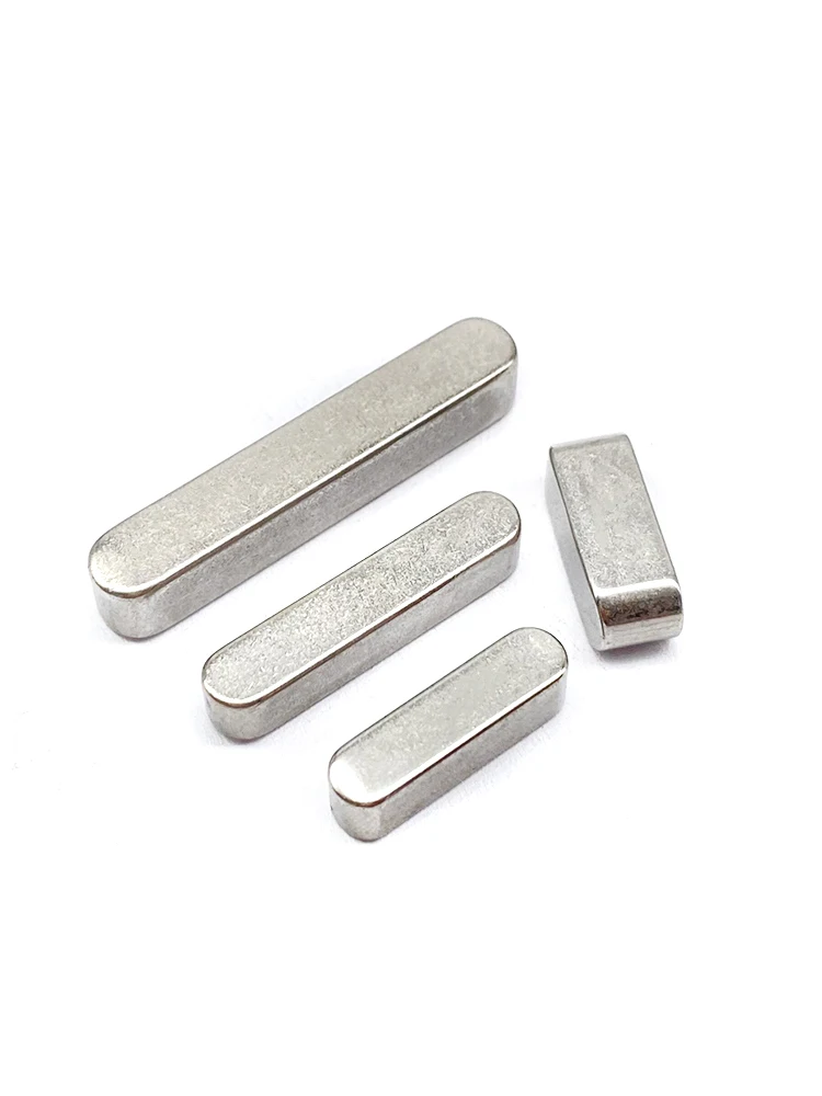 1~20pcs M3M4M5M6M8M10M12 304 A2-70 Stainless Steel Rectangle Round End Type A Parallel Flat Key Drive Shaft Roll Shaft Dowel Pin