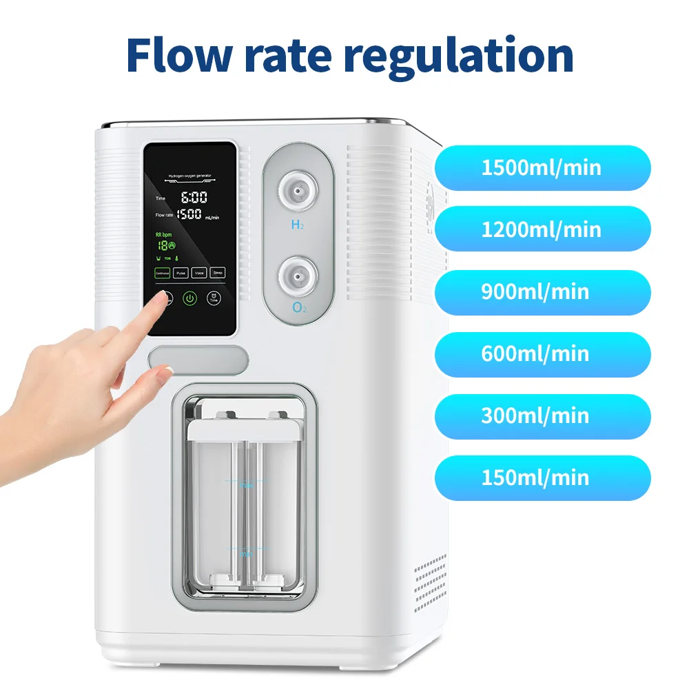 

Suyzeko 1500ML Hydrogen Water Generator Hydrogen Inhalation Machine Ionizer 99.99% H2 Molecular Inhaler Relaxation therapy 2024