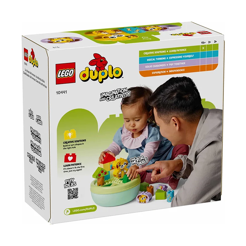 LEGO Building Blocks Discovery 10441 Shape Sorting Dog House Puzzle Toy for Kids