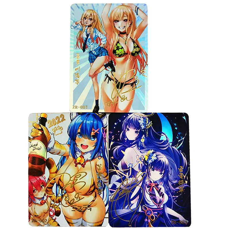 

Diy Goddess Story Beelzebul Rem Kitagawa Marin Kawaii Collection Card Color Flash Diamond Flash Anime Peripheral Cards Gift Toy