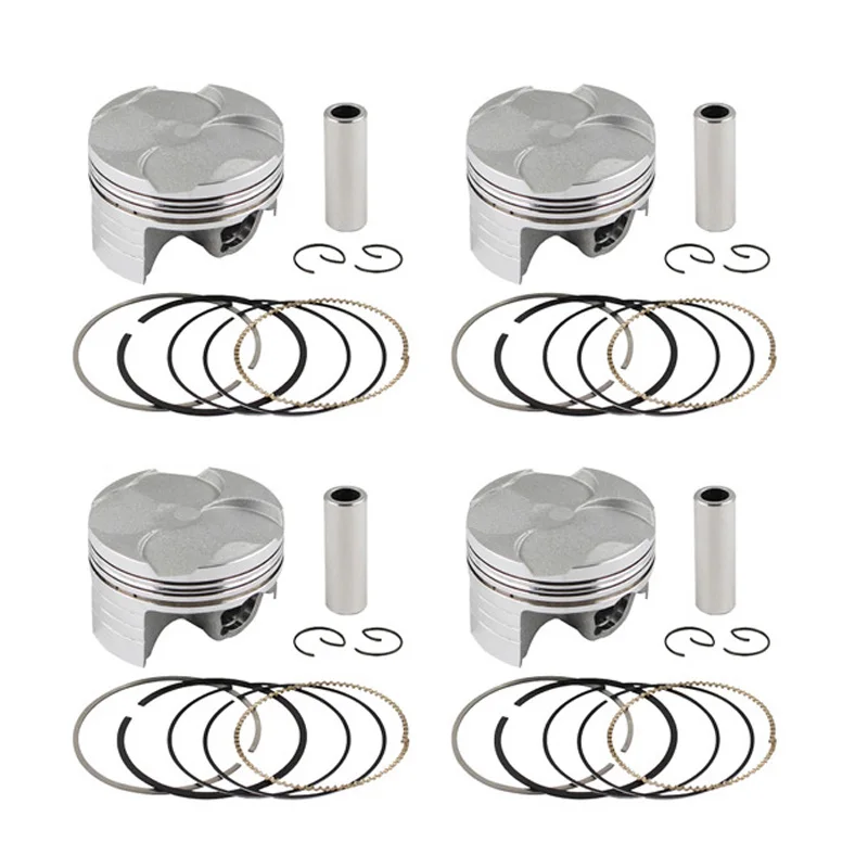 4 Sets Motorcycle Piston & Rings Kit STD 67mm for HONDA CBR600 F5 CBR600RR CBR 600 RR 2003 2004 2005 13101-MEE-000