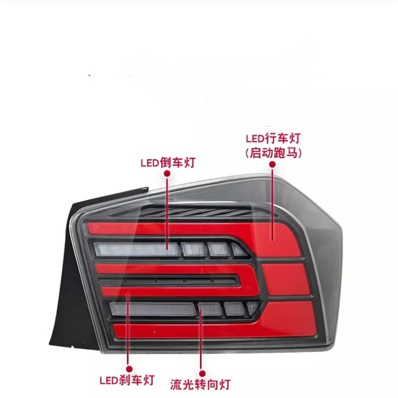 Taillight assembly for Honda city 2008-2014 convert led Daytime Running Light Turn signal 2pcs