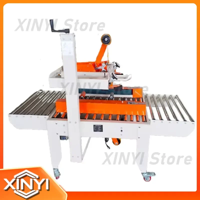 for YJFX-6050 Fully Automatic Carton Sealer Large-Core Strapping Machine for E-commerce Express Shipping Airplane Boxes