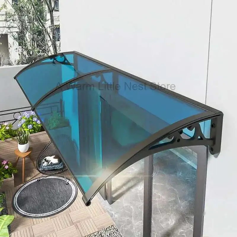 Modern Metal Awning for Electric Box Silent Outdoor Thickened Awnings Personalized Commercial Waterproof Awnings for Terrace