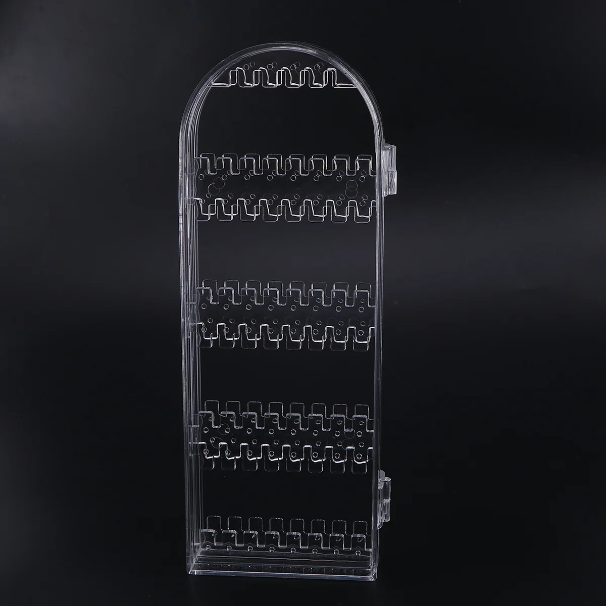 

1Pcs Foldable Acrylic Door Jewelry Rack 5 Tier Earrings Stand Organizer Jewelry Holder for Rings Earrings Earring Holder