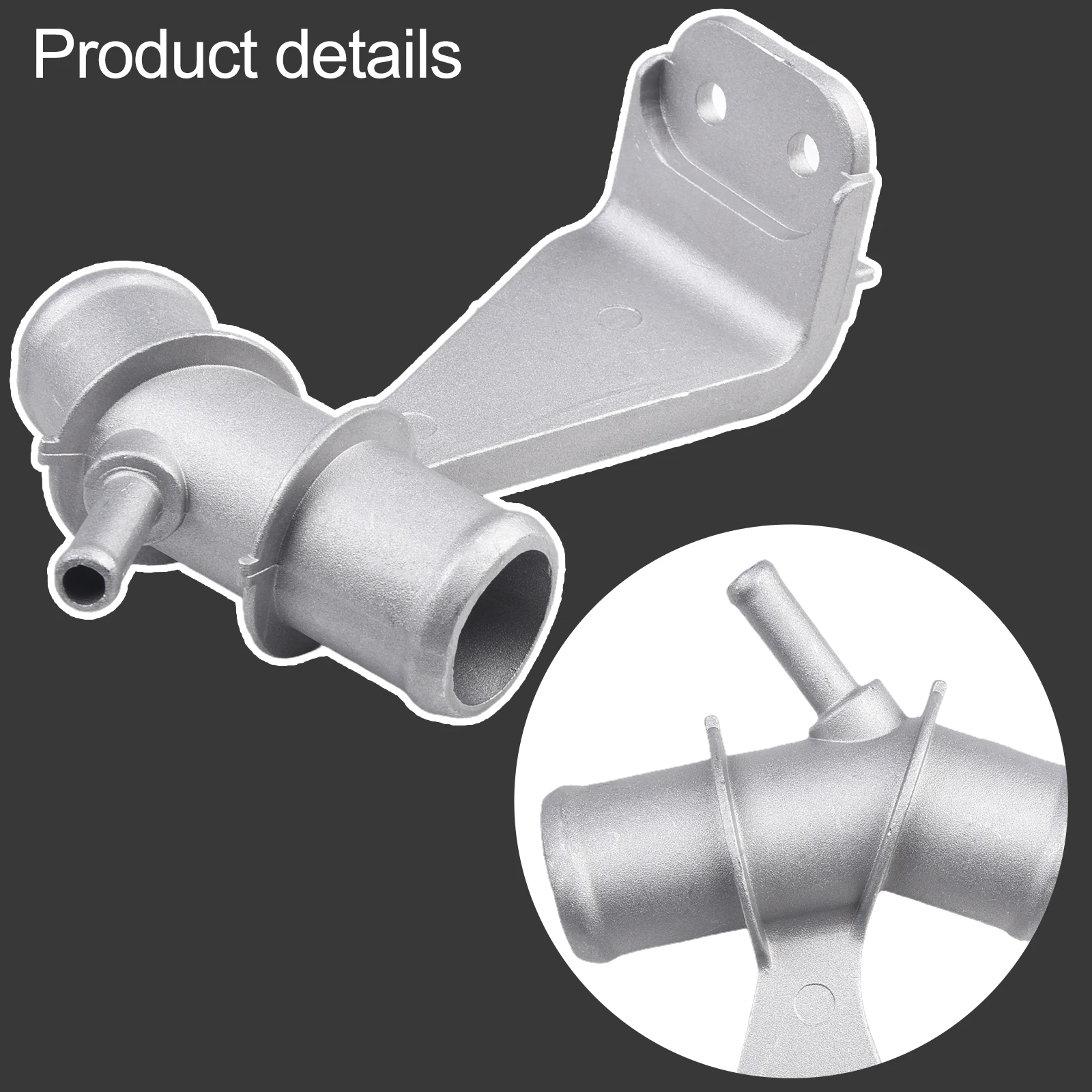 Water Outlet Engine Coolant Car For Toyota 09-17 1.8L L4 16577-22030 Aluminum For Corolla Lower Coolant Hose Connector