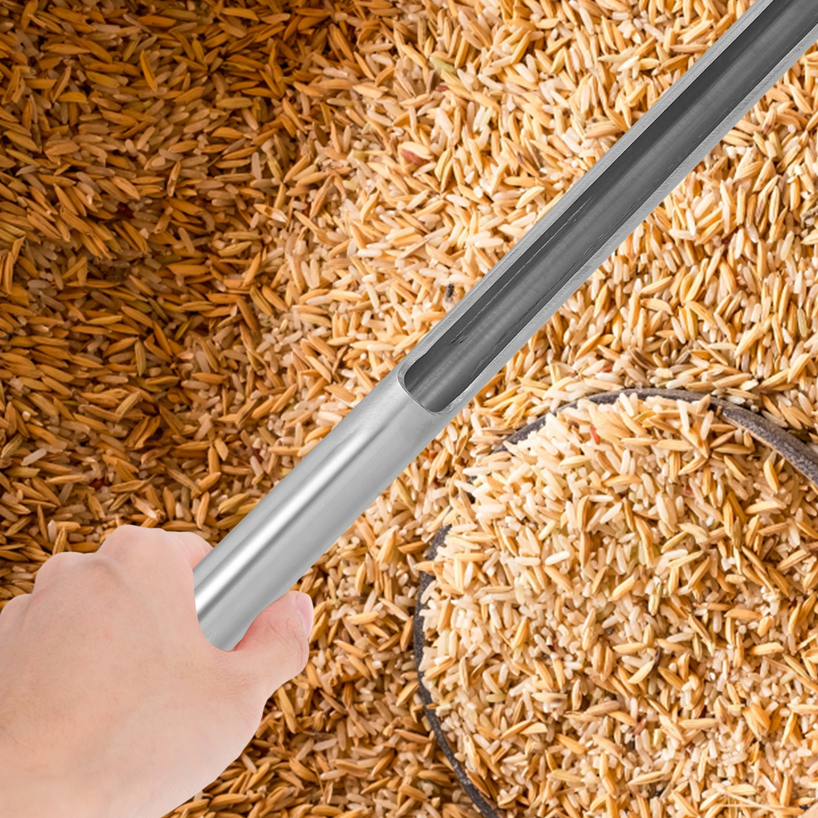 

Grain Sampler Stainless Steel Sampling Tube Powder Corn Portable Silver 304 for Experiment