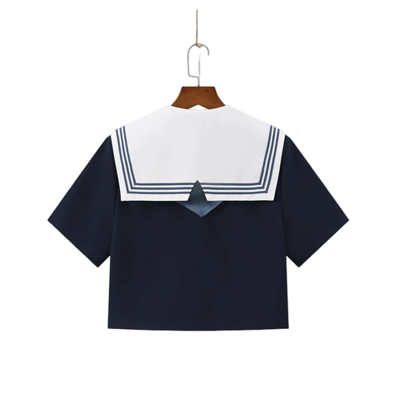 White-collar Cyanotic College Style Japanese and Korean Student Uniforms JK Uniform Anime Cosplay Sailor Uniforms Class Uniforms