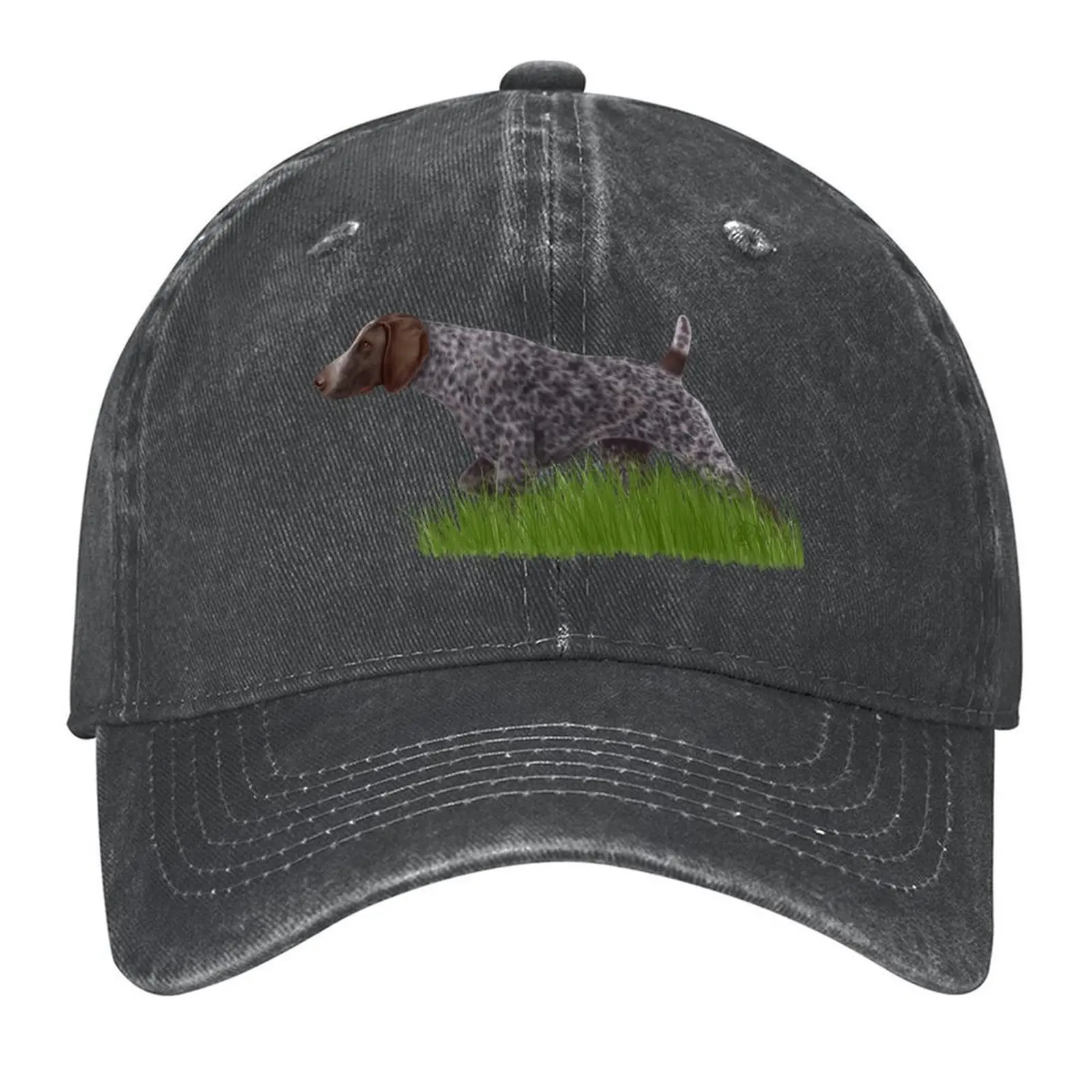 

german short hair pointer on point (Jake) Baseball Cap Wild Ball Hat custom caps Luxury Man Hat Women's Golf Wear Men's