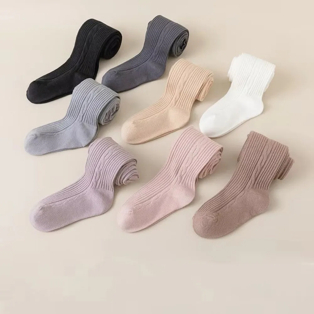 New Knitted Leg Warmers Breathable Cotton Hosiery Stockings New Year