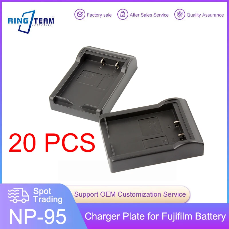 

20Pcs/Lot NP-95 NP95 NP 95 Battery Plate Charger Plate for Fujifilm FinePix F30 F31fd Real 3D W1 X-S1 X100 X100s RICOH GXR X100T
