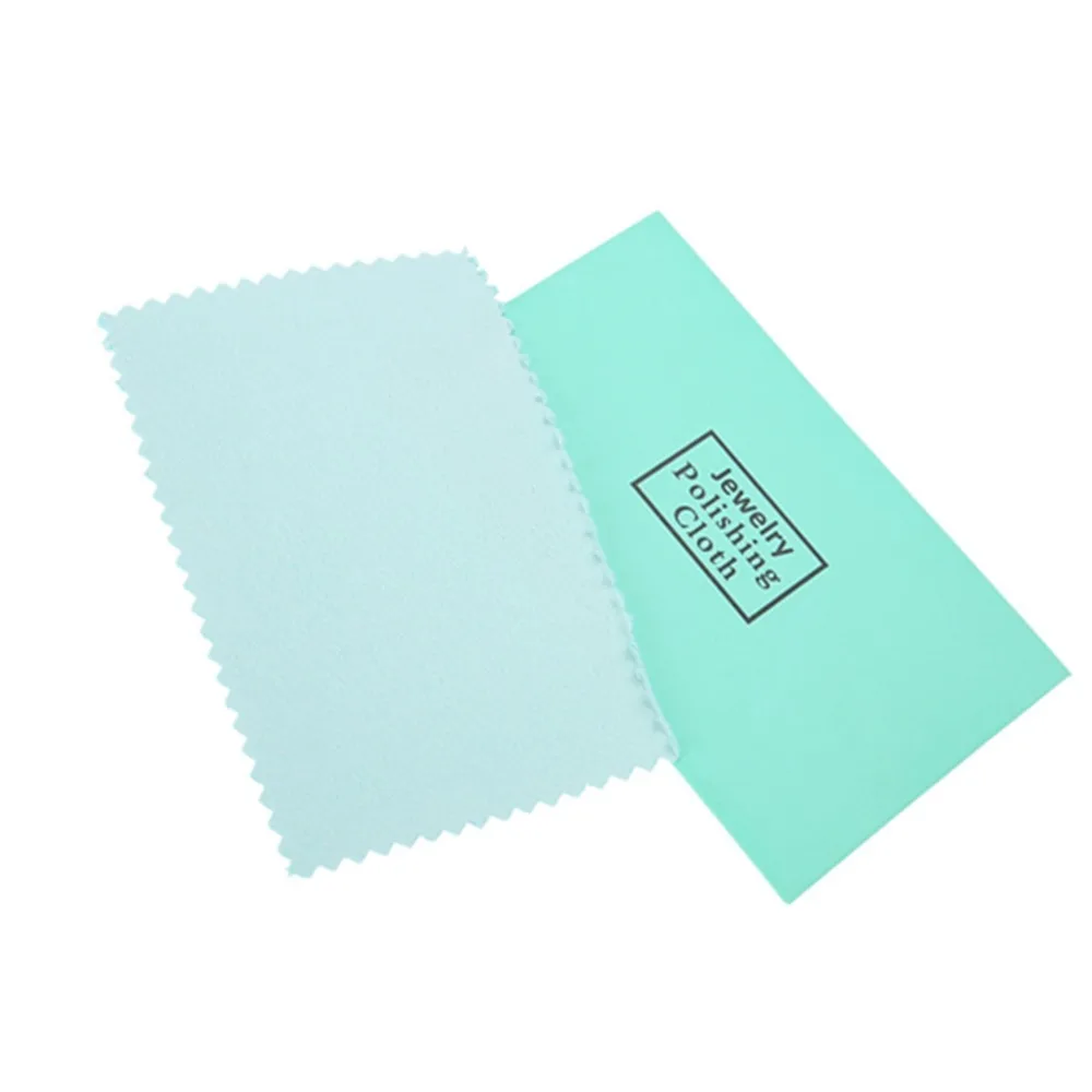 

25PCS Dual-Sided Silver Polishing Cloth Microfiber Absorbent Jewelry Cleaning Cloth Silver Polish Jewelry Making Supplies