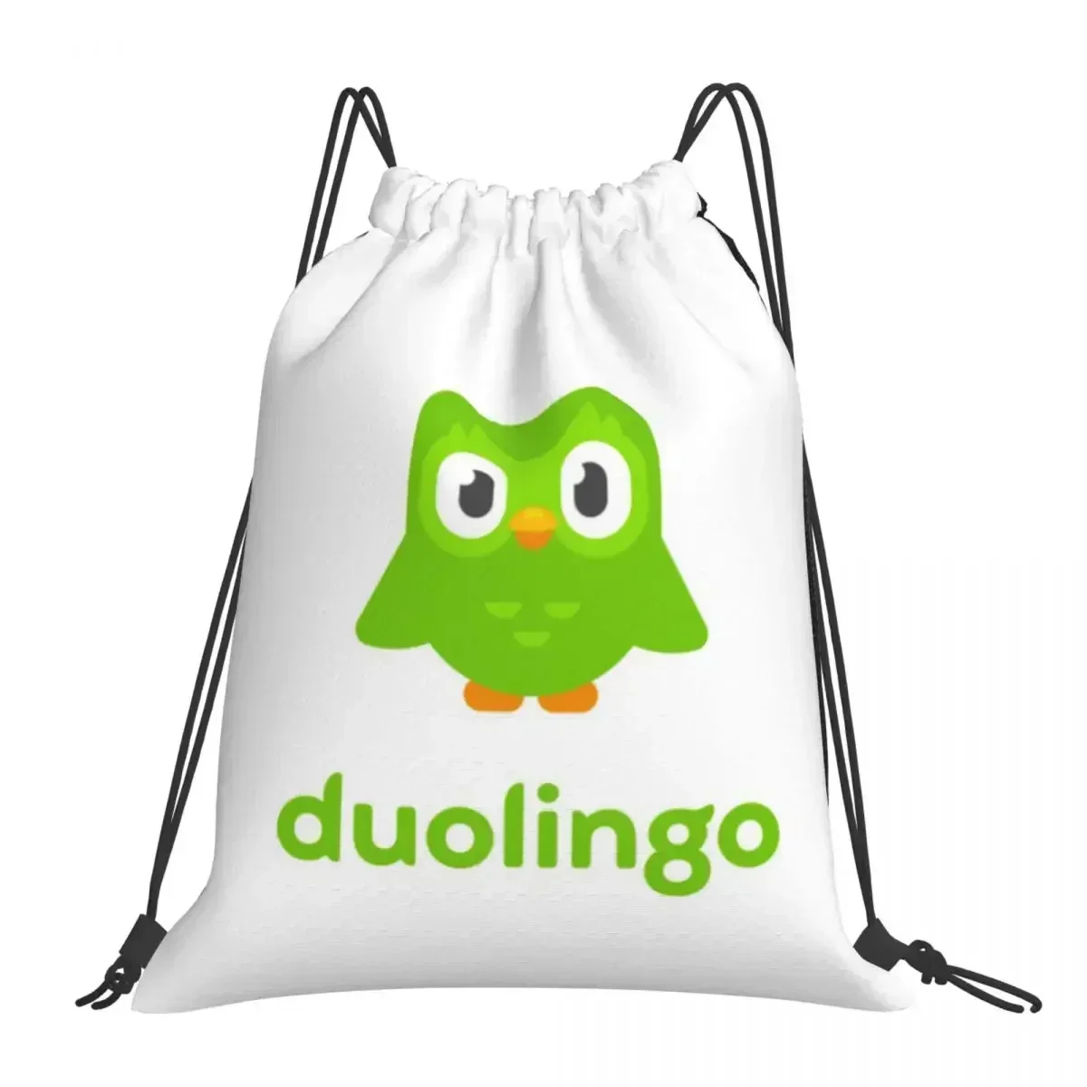 

Рюкзаки Duolingo Owl Duo, Модные Портативные Сумки на шнурке, сумка для хранения с карманами, сумка для путешествий, школы