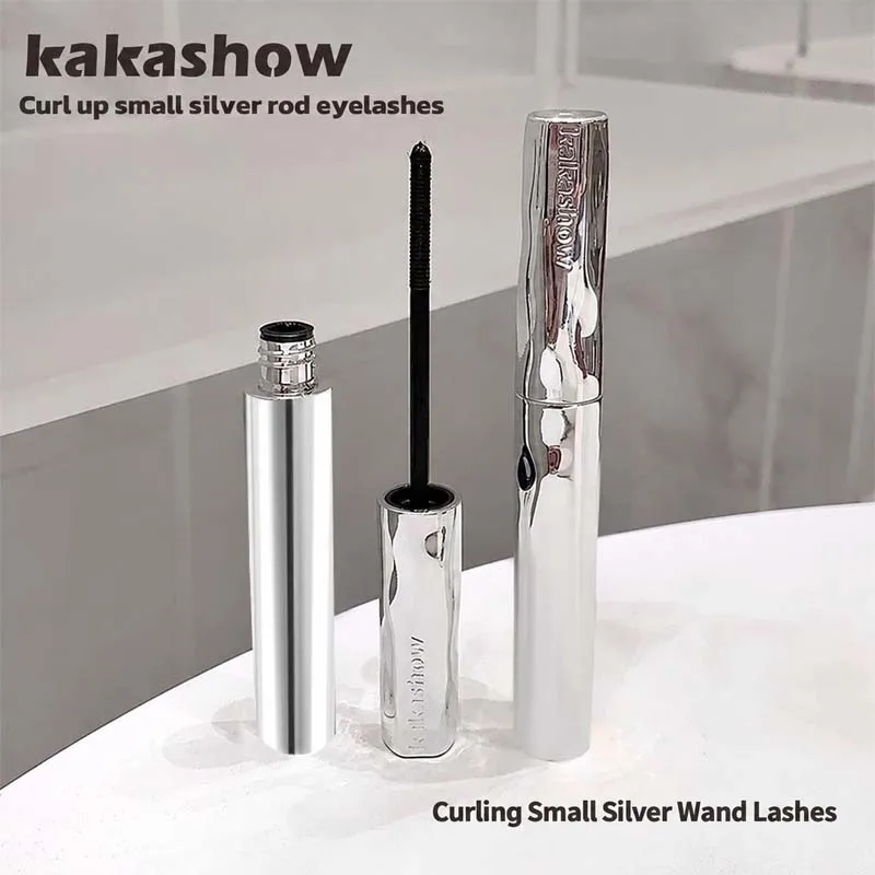 kakashow Curling Mascara Fine Wand Lengthening Waterproof Smudge Proof Natural Defined Lashes Lower Lash Eye Makeup