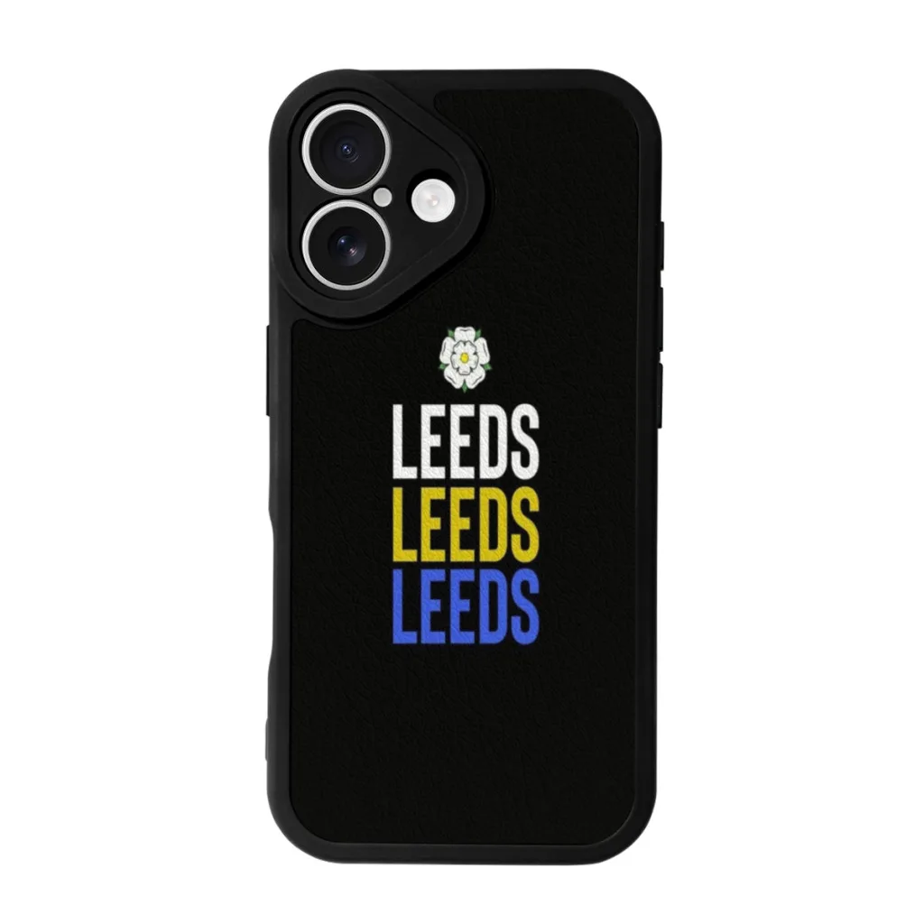 Phone Case For iPhone 16 Pro Max Plus Silicone Skin Case Leeds Leeds Leeds