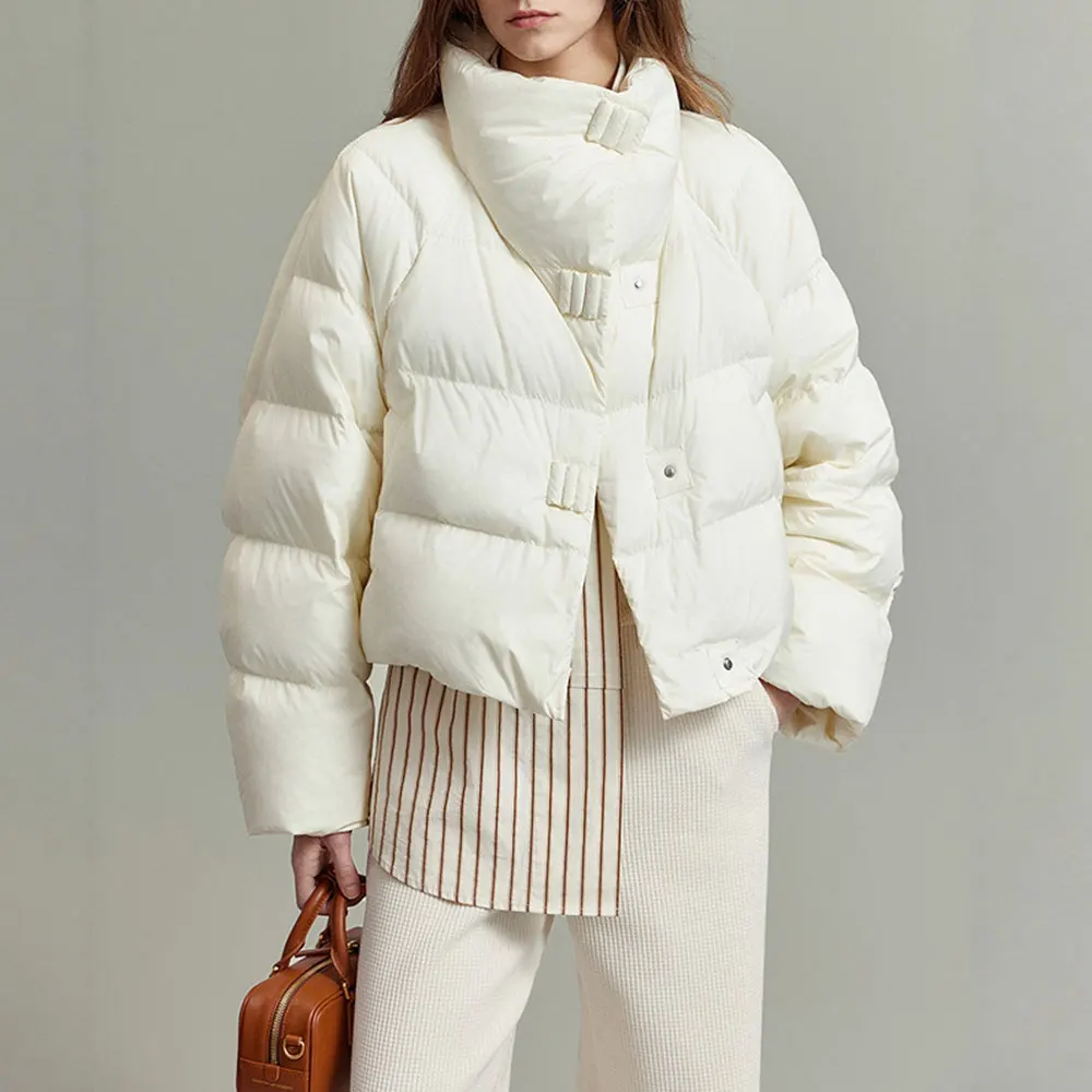 

Mia Muse Boutique женские зимние пальто 2025 удобные повседневные однотонные пальто с длинными рукавами и воротником-стойкой с открытой передней частью стандартного кроя
