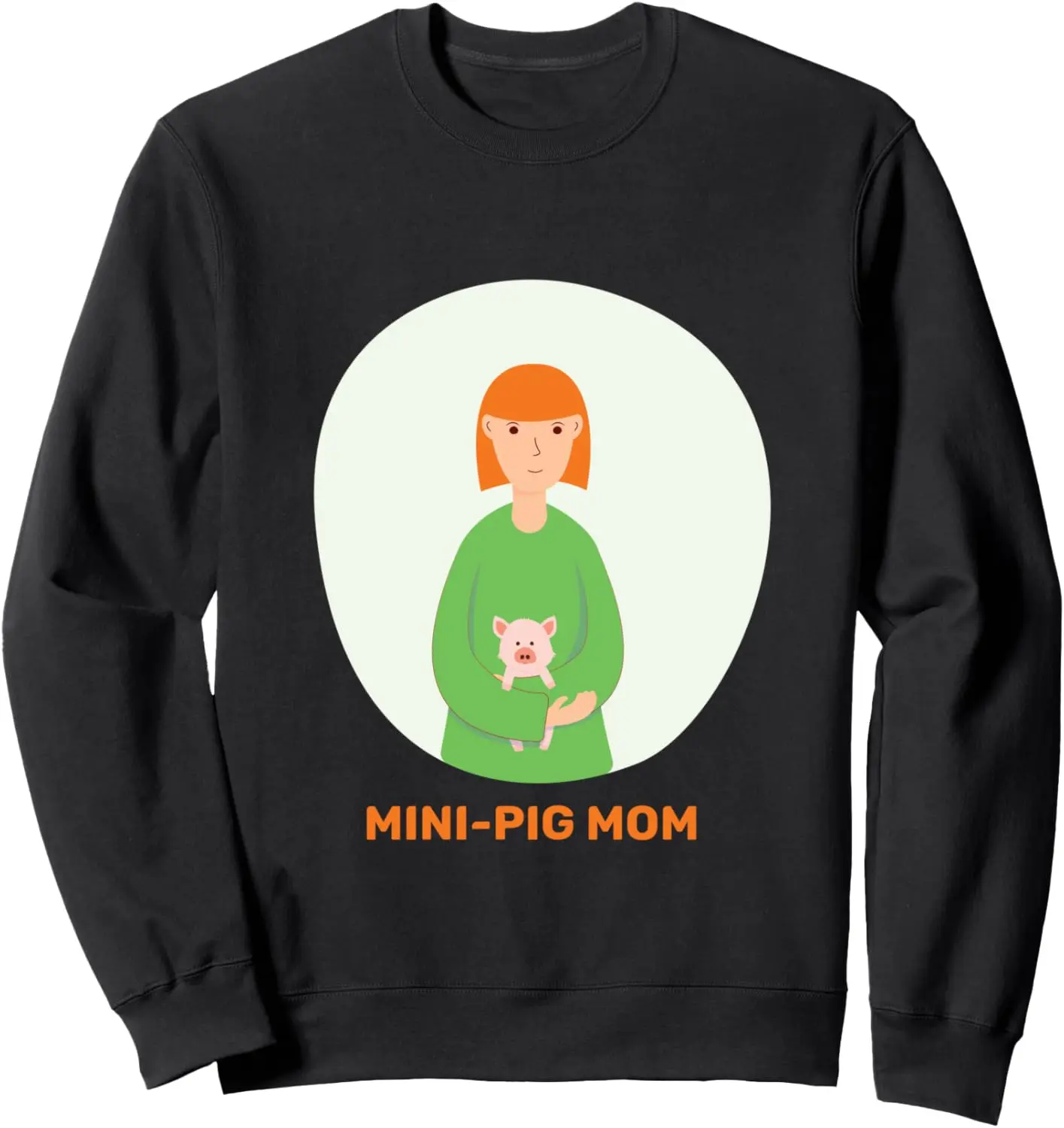 

Мини свинья мини-свинья мама миниатюрный домашний горшок микро Свитшот