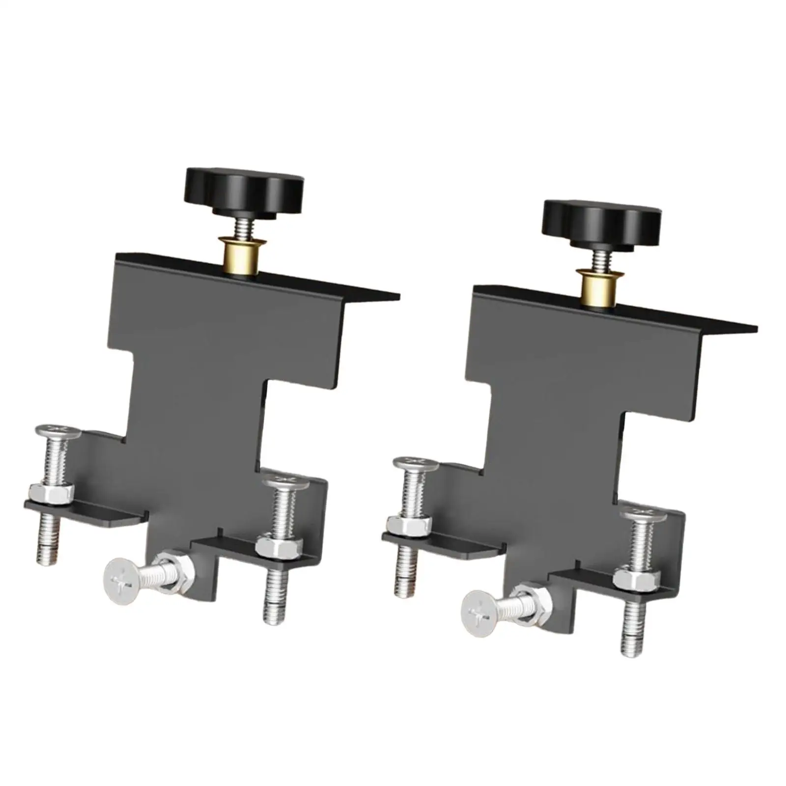 

2Pcs Cabinet Door Installation Jig Practical Portable Convenient Accessories Multifunctional Stable Clamping Leveling Device