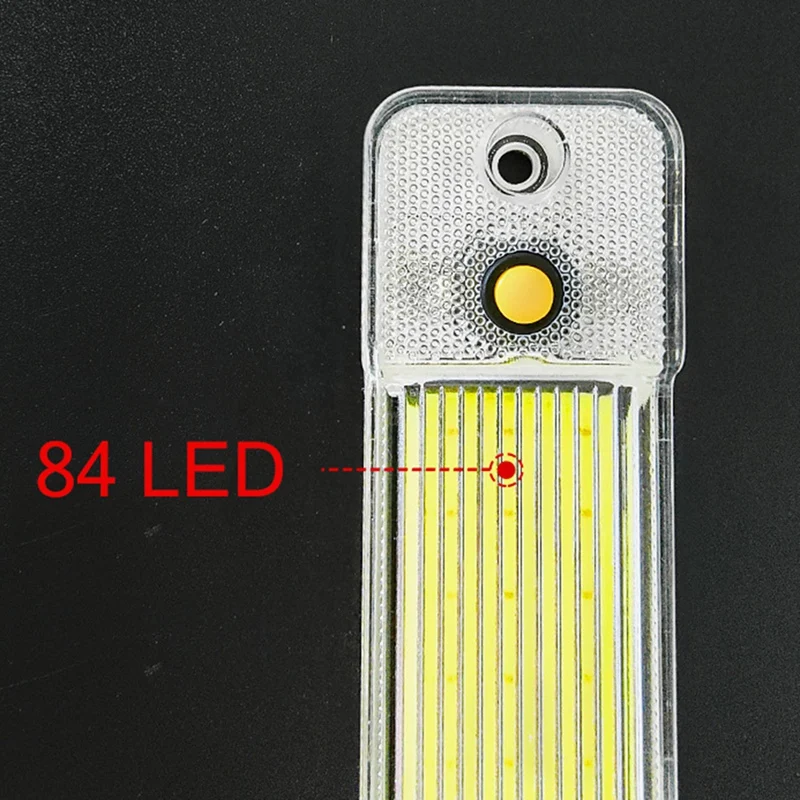 84 LED COB Panel High Brightness Light For Car Truck RV Van Cabin Dome Reading Lamp Roof Plate Lights 12V 24V