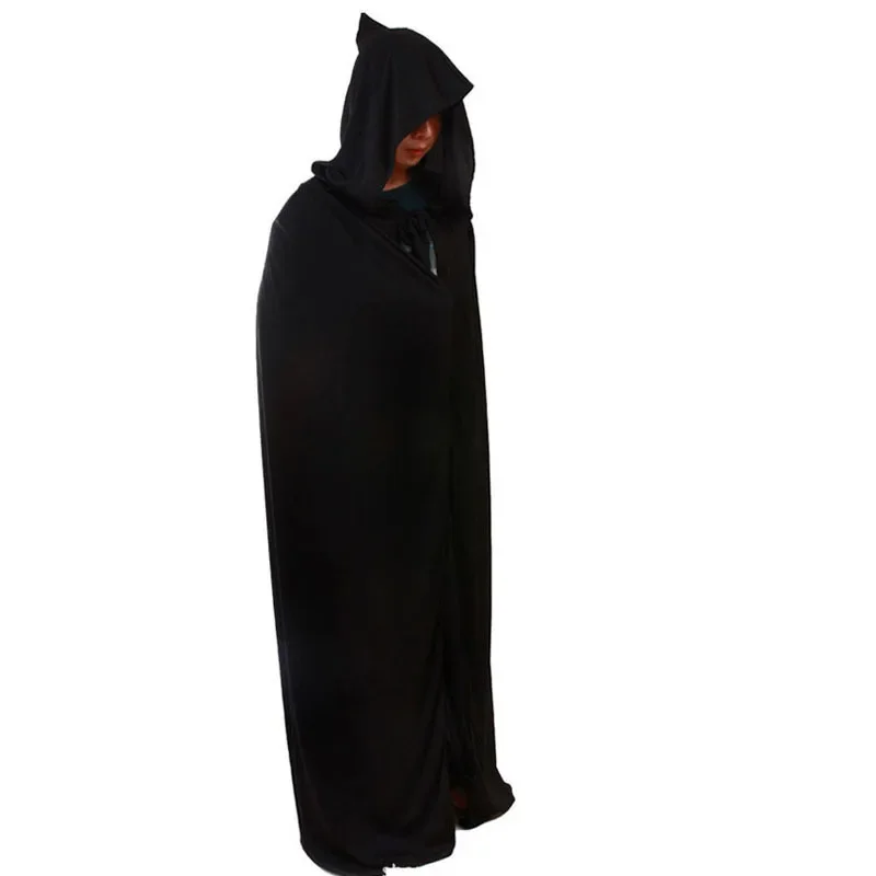 Nieuwe Mannen Halloween Kostuums Witche Vampieren Fancy Party Vrouwen Gothic Capuchon Vlek Mantel Wicca Gewaad Heks Larp Cape