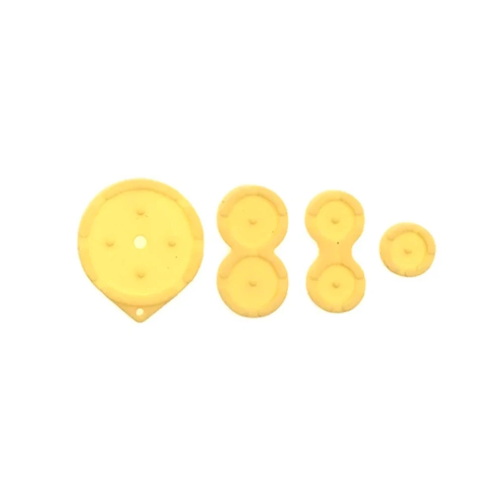2/5Sets For GBA SP Rubber Buttons Contact Pads Silicon Hing & Screws Cover Buttons Rubber For GBA SP Housing Shell Repair view 6