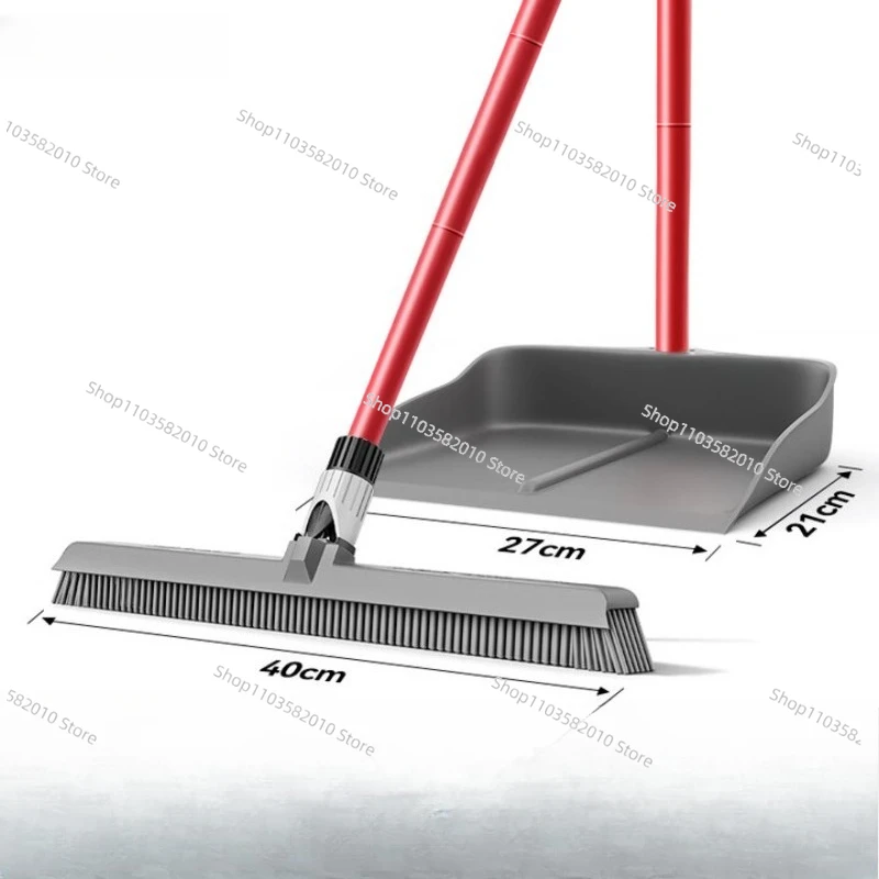 Household Wiper & Mopping Dual-Purpose Set, Broom & Dustpan Cleaning Kit for Home Floor